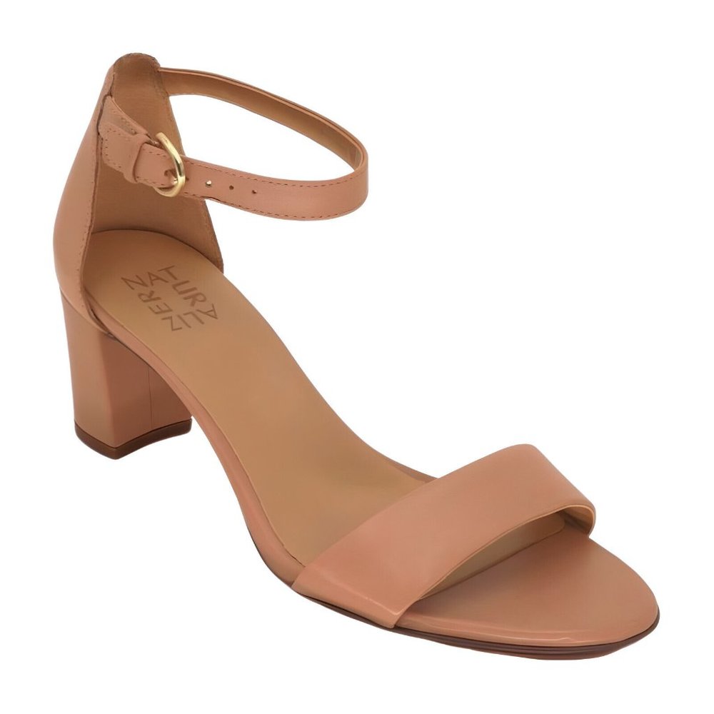 Naturalizer Womens Vera Heeled Sandals, Barely Nude, Size 8